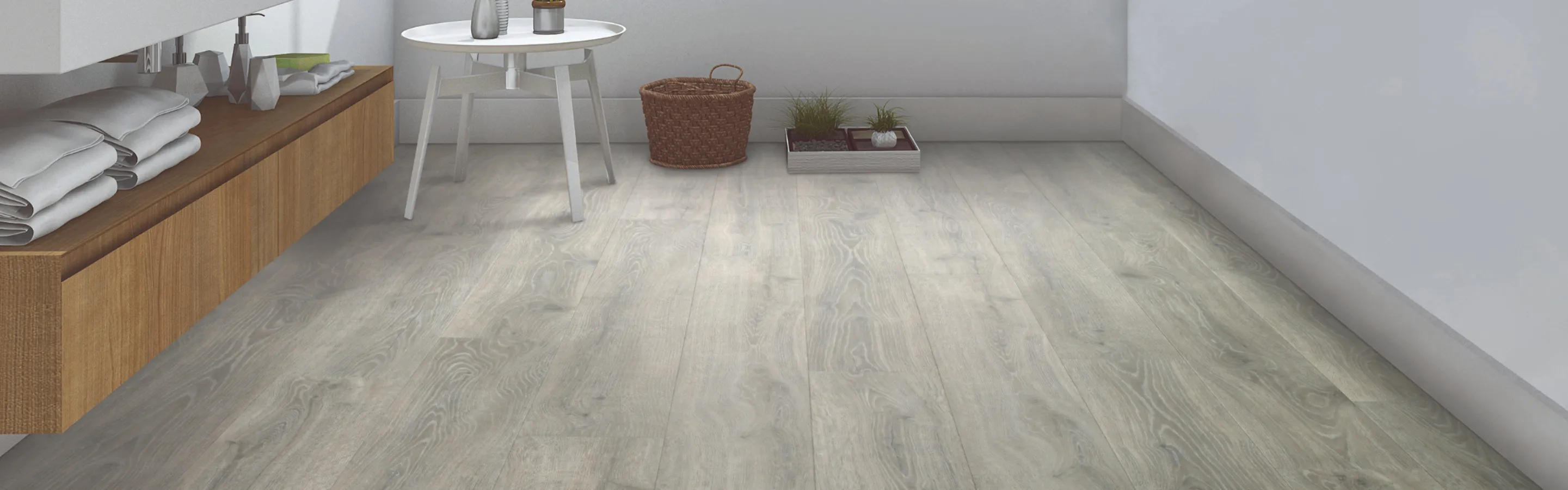 luxury vinyl flooring in living space